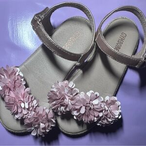 Gymboree Pink Floral Kids Sandals